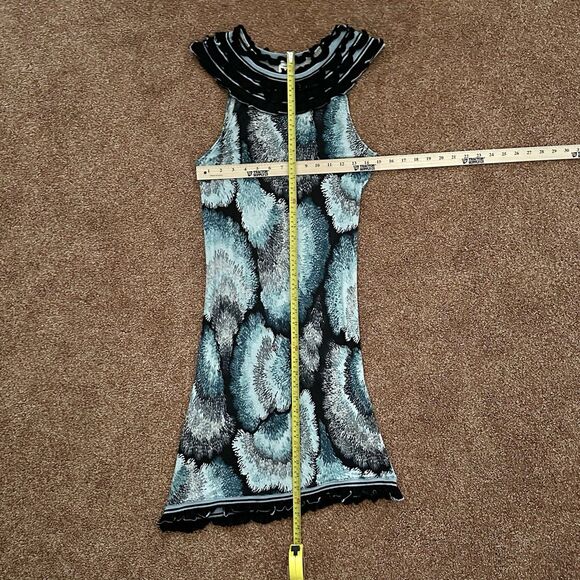 M by Missoni Dress Size 8 Colorful Knit Midi Sleeveless Stretchy Designer Artsy - Picture 7 of 7